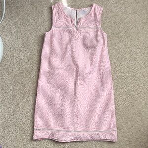 Vineyard Vines Pink and White Seersucker dress 14